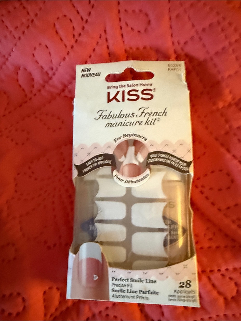 Kiss White French Manicure Nail Appliqués